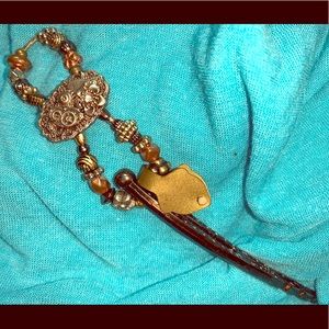 SMALL Lila Rose Flexi Clip, steampunk